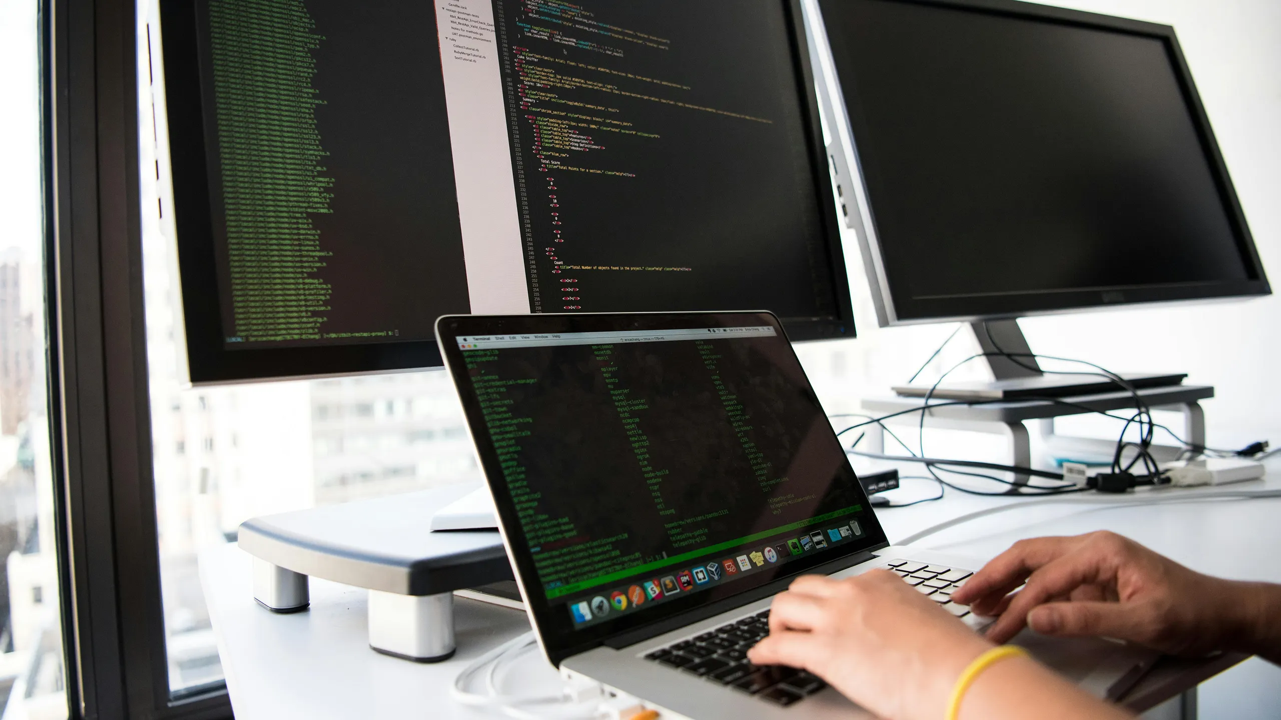 Modern technology background with dark aesthetic