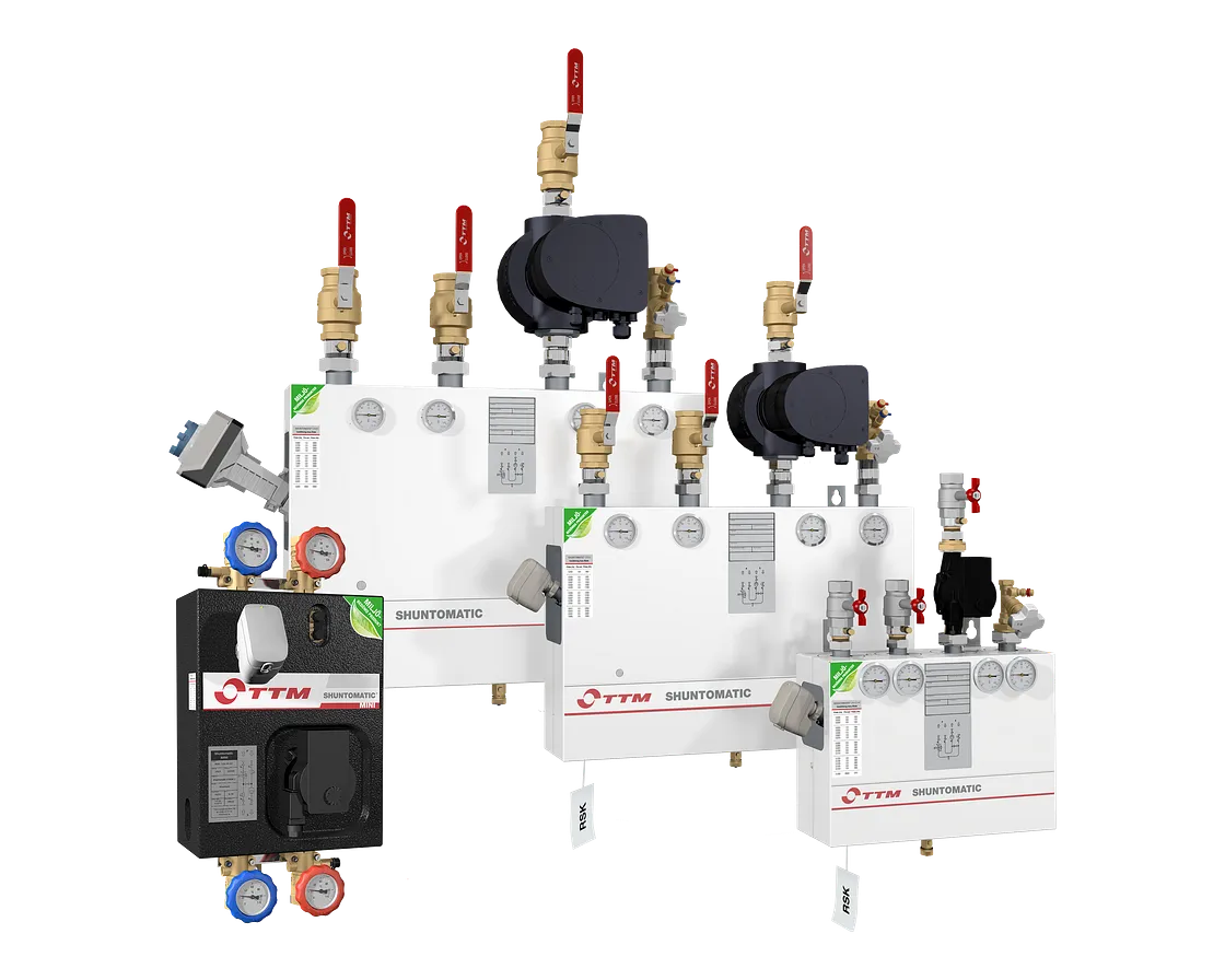 Shuntomatic® färdigdimensionerade shuntgrupper 