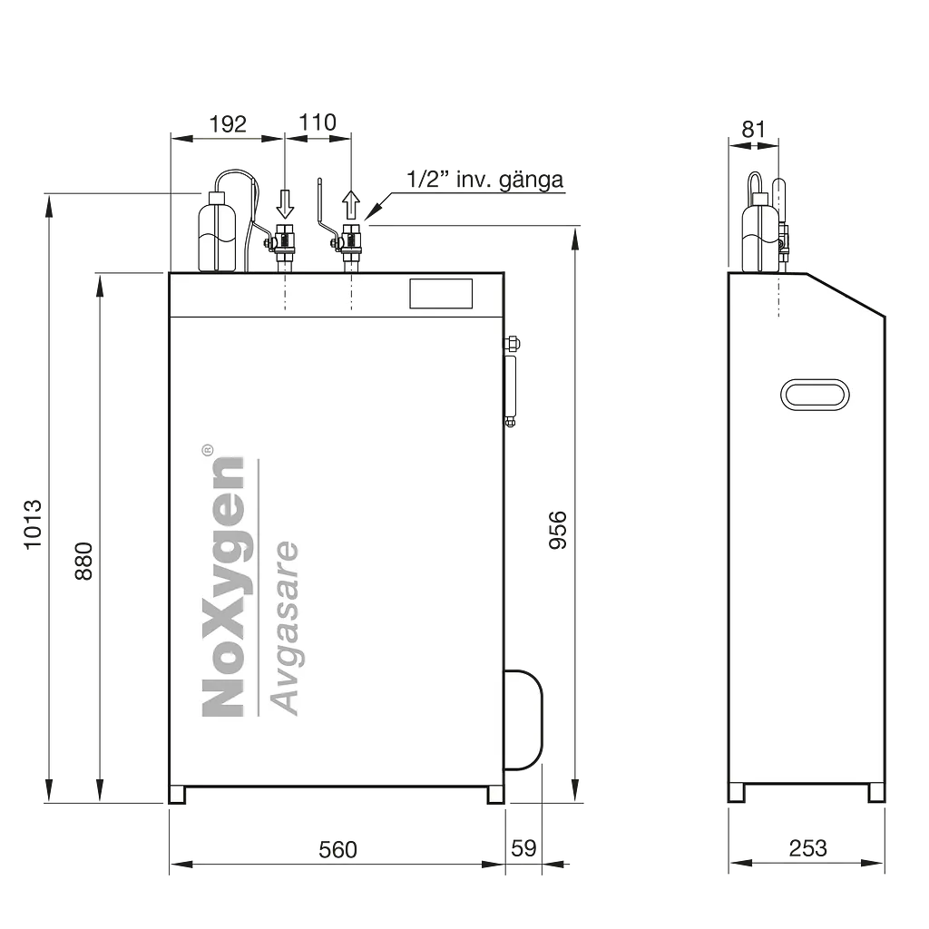TTM NoXygen® undertrycksavgasare