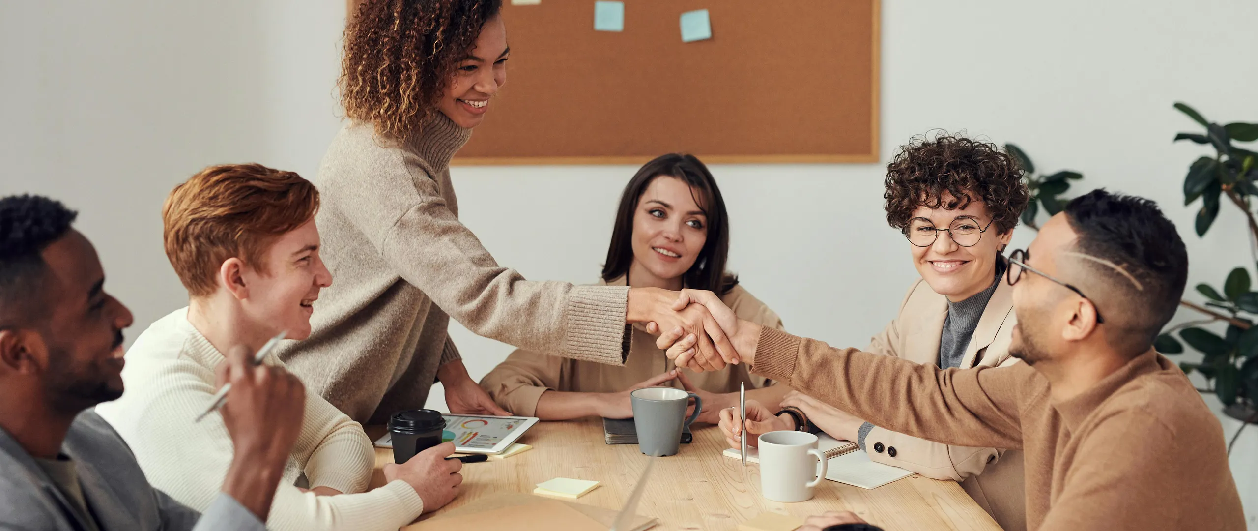 Creative team collaborating