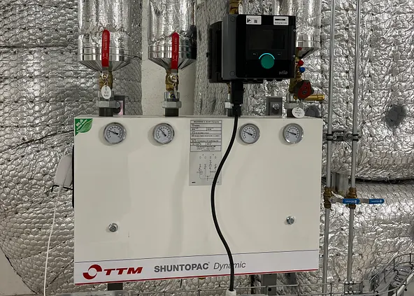 Shuntopac Dynamic, shuntgrupp med dynamisk styrventil