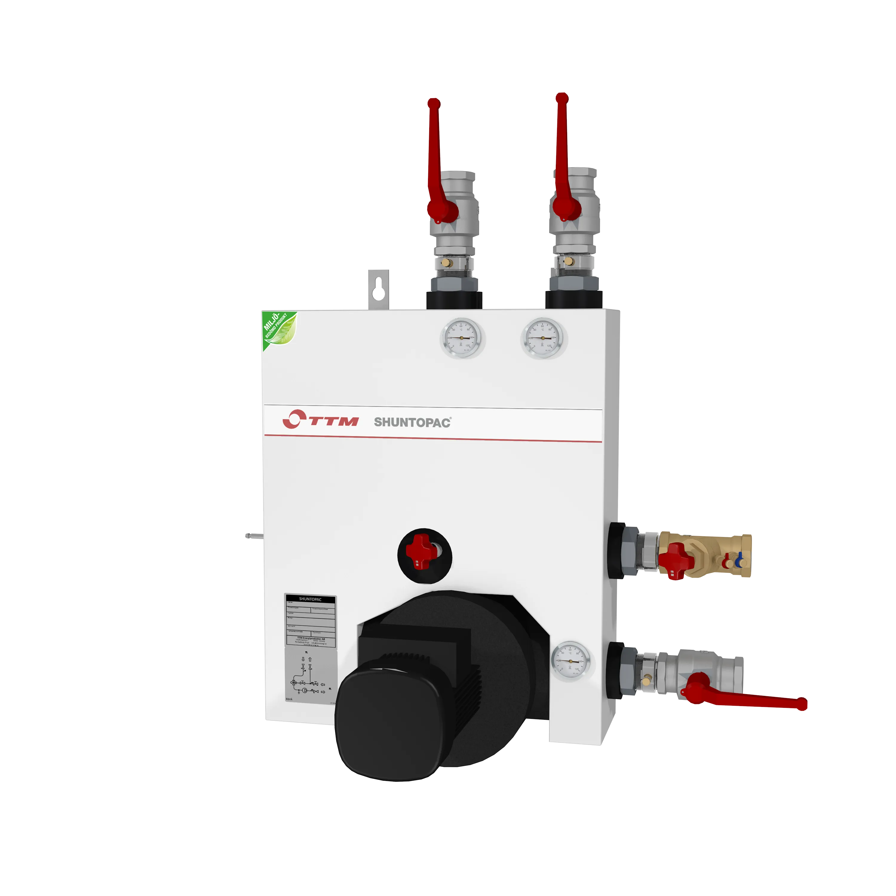 TTM Shuntopac® 20-50 VÅ värmeåtervinningsshunt